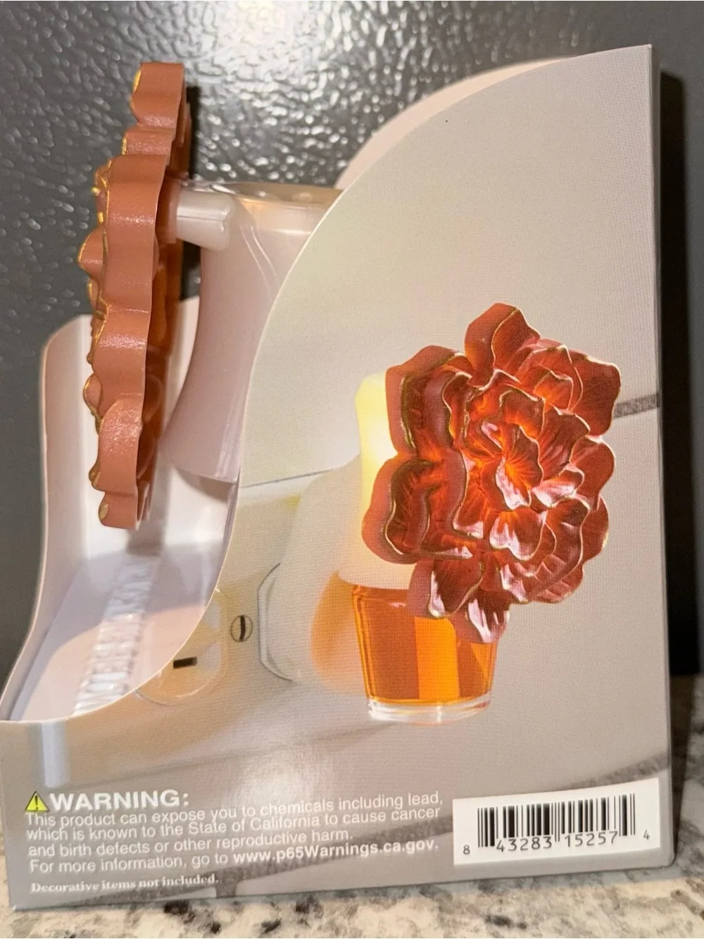 Better Homes And Gardens Peach Gilded Rose Fragrance Plug-In Accent
